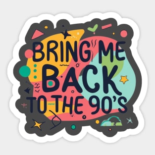 90s kid Sticker